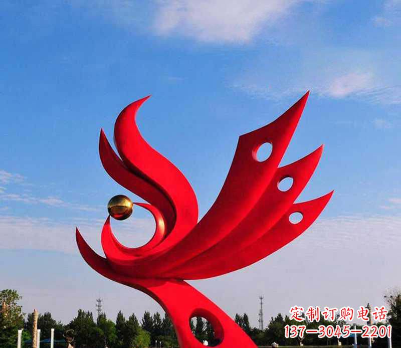 鹤壁不锈钢凤凰灵动传神