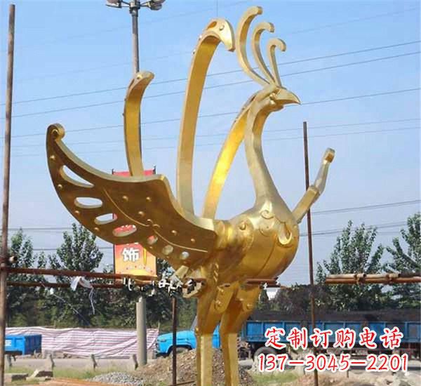 鹤壁不锈钢凤凰雕塑的魅力