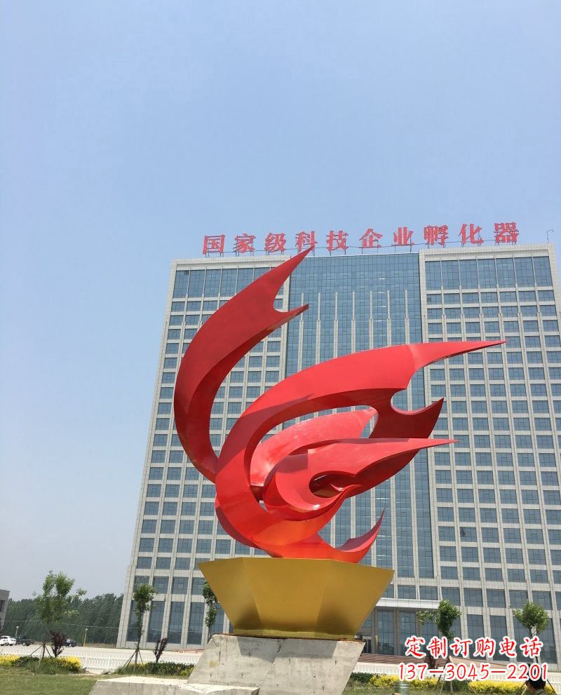 鹤壁不锈钢凤凰雕塑222