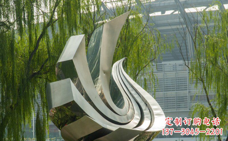 鹤壁不锈钢鸽子雕塑