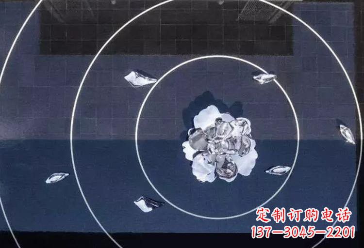 鹤壁不锈钢莲花雕塑——给公园增添一抹绚丽