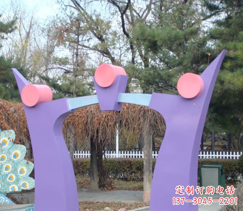 鹤壁不锈钢拱门雕塑精美艺术品