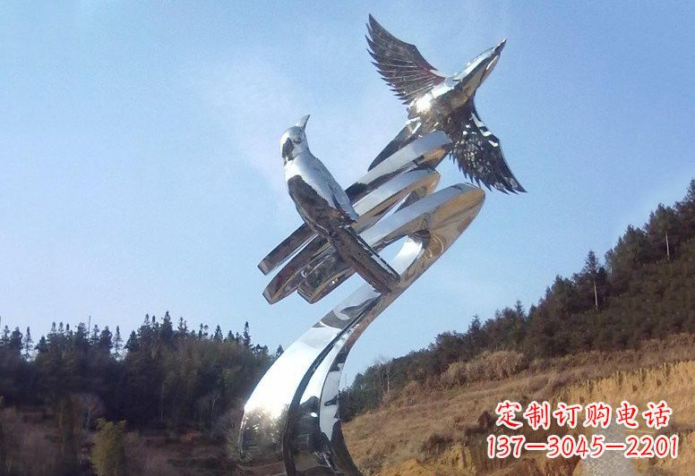 鹤壁不锈钢动物雕塑艺术与自然的完美结合