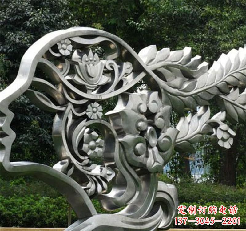 鹤壁不锈钢雕塑美丽的象征