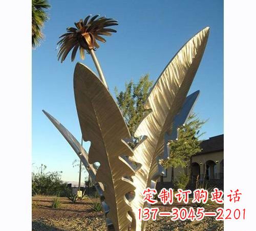 鹤壁不锈钢蒲公英雕塑——点缀公园美景