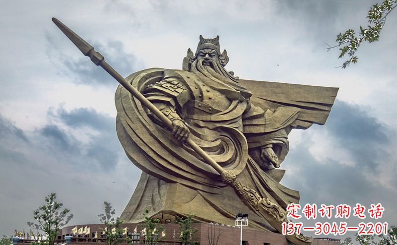 鹤壁不锈钢关公广场雕塑传承中华文化