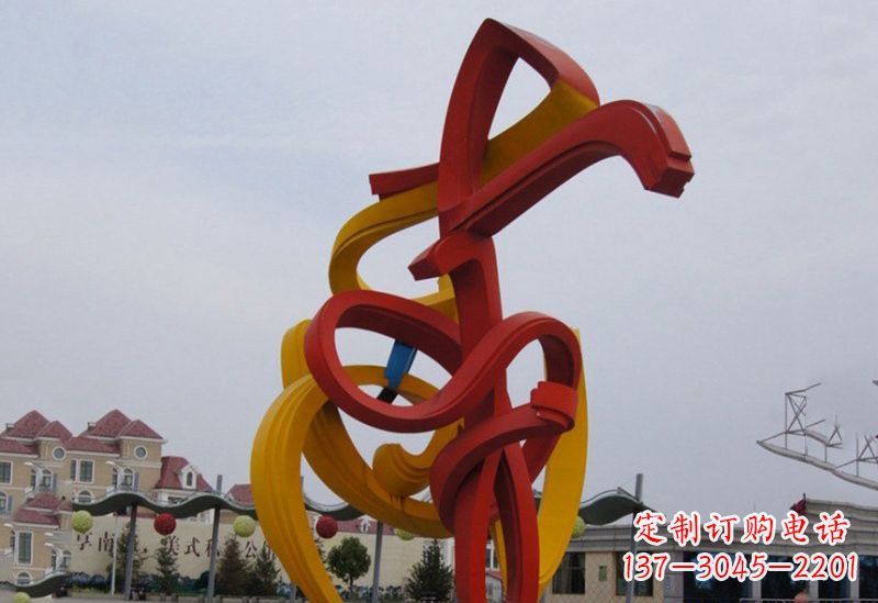 鹤壁不锈钢音符雕塑美妙的视觉音乐