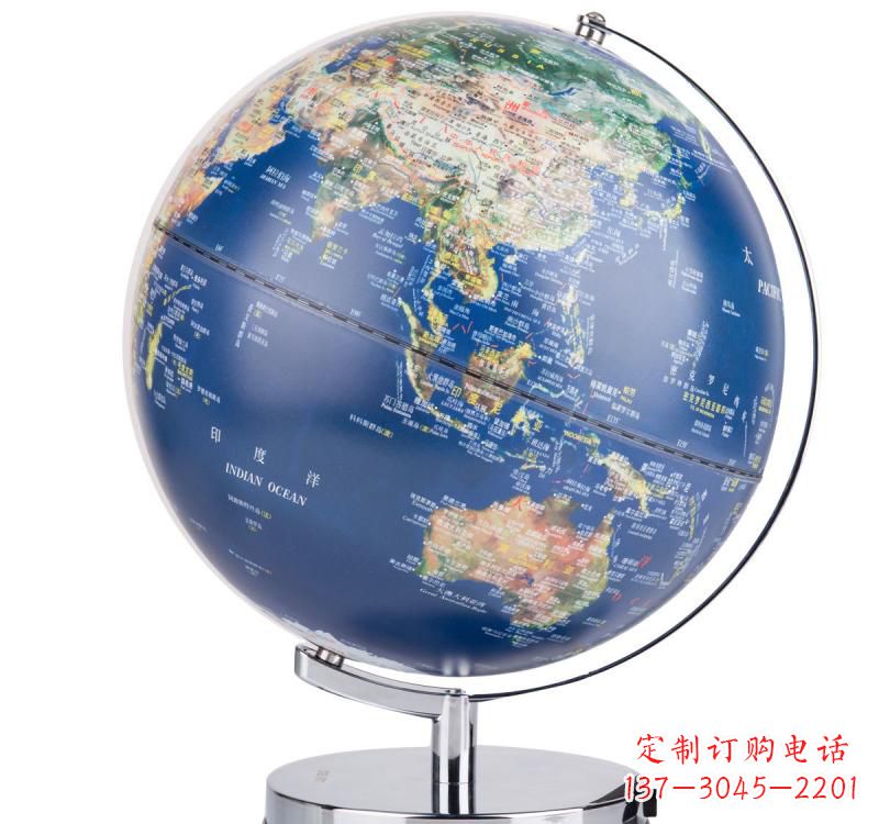 鹤壁不锈钢地球仪雕塑精美的艺术品