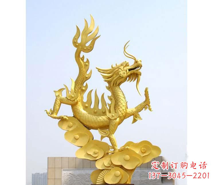 鹤壁不锈钢虎跃雕塑——传承英雄气概