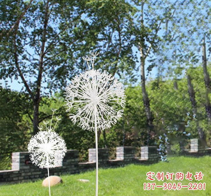 鹤壁不锈钢广场蒲公英雕塑