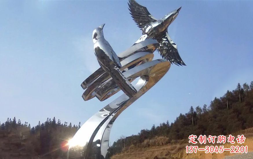 鹤壁不锈钢动物雕塑——美化城市环境
