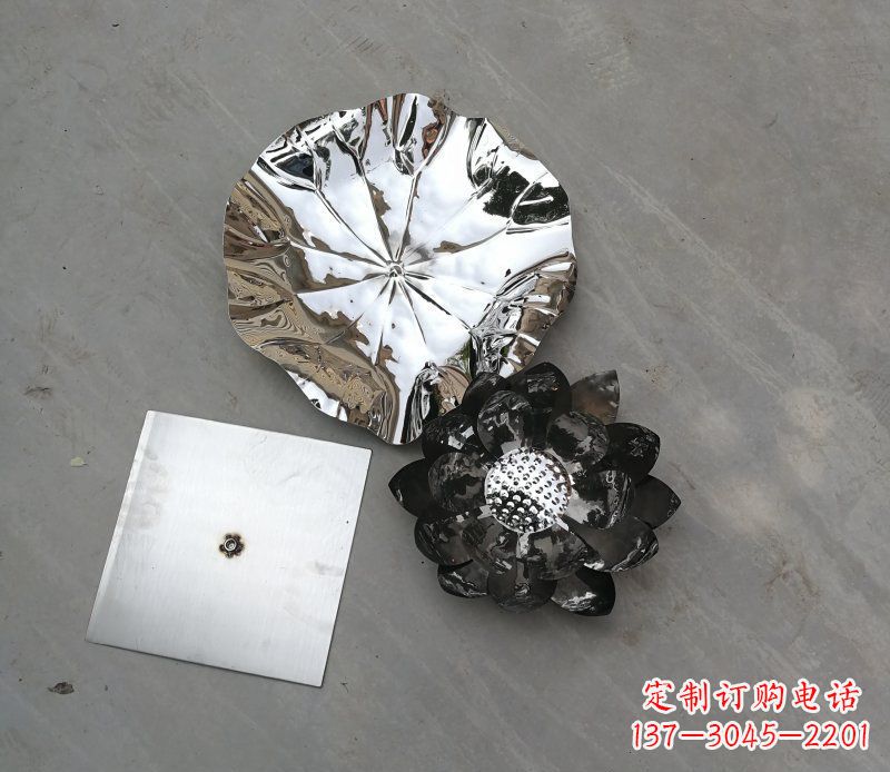 鹤壁不锈钢荷叶雕塑传承传统文化