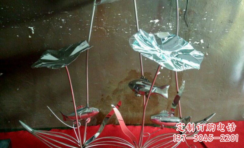 鹤壁不锈钢荷花雕塑