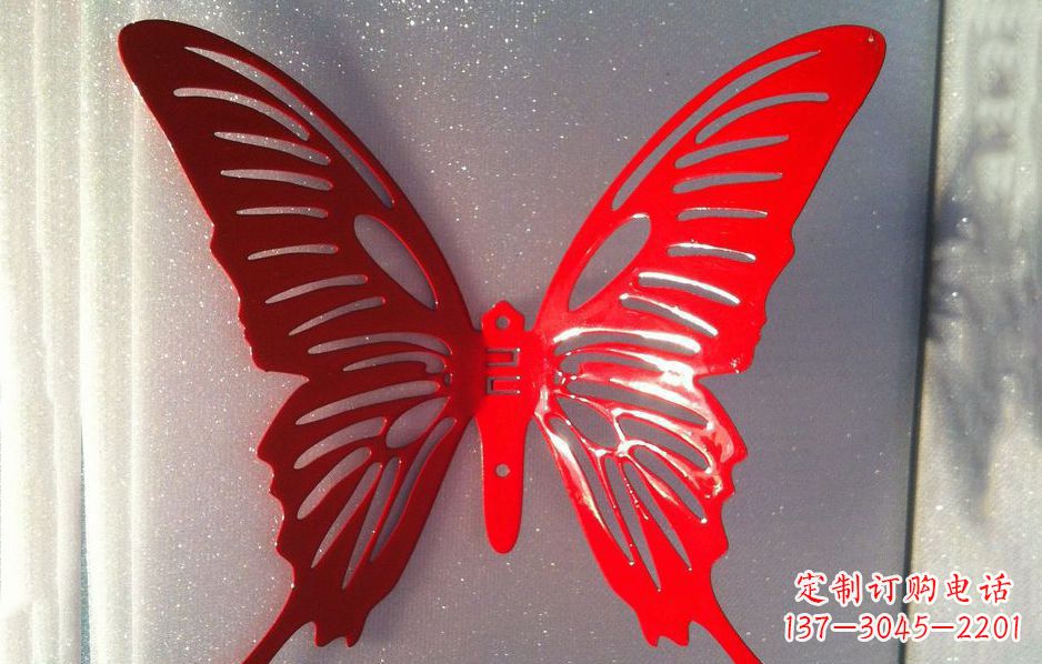 鹤壁不锈钢蝴蝶雕塑让蝴蝶飞跃展现灿烂美丽