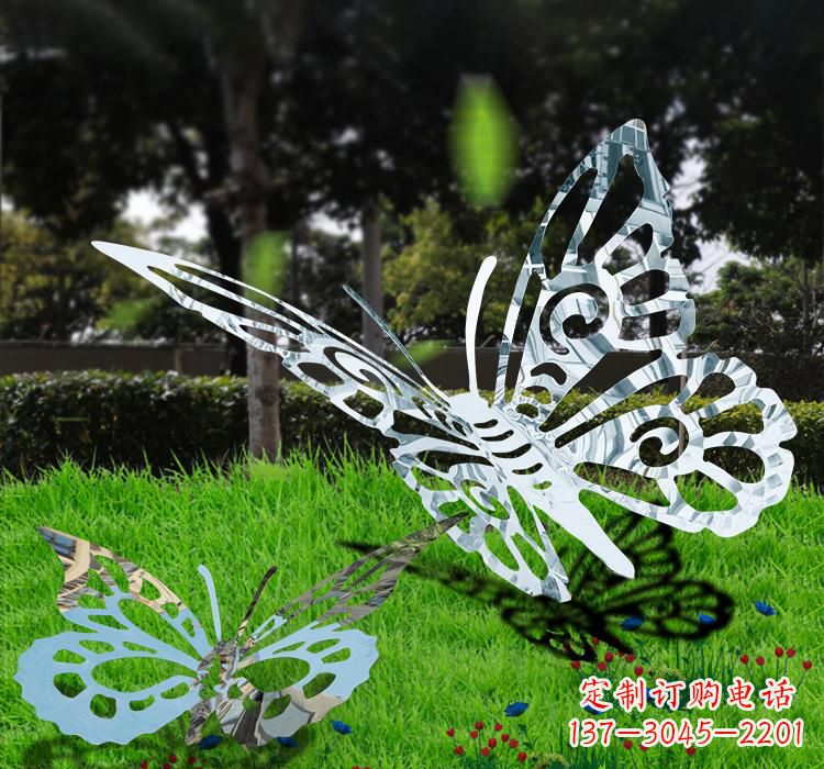 鹤壁不锈钢蝴蝶雕塑艺术的美丽诠释