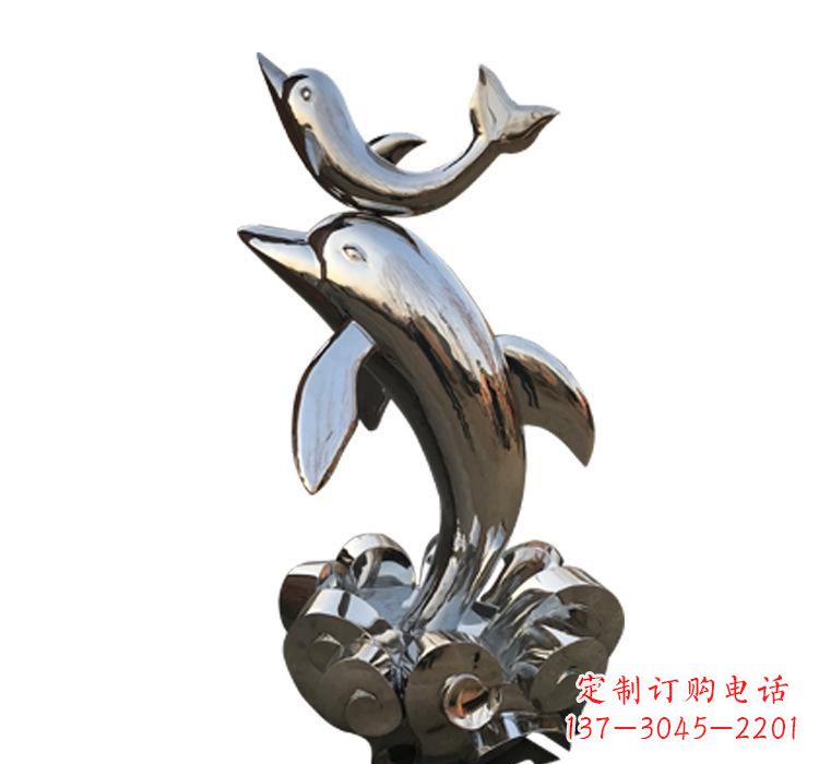 鹤壁海豚雕塑艺术与自然的完美结合