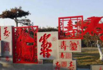鹤壁福禄寿雕塑不锈钢公园的精美礼物
