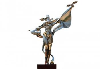 鹤壁世界和平的象征不锈钢广场女神雕塑