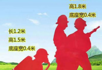 鹤壁表彰消防英雄——不锈钢消防员人物雕塑