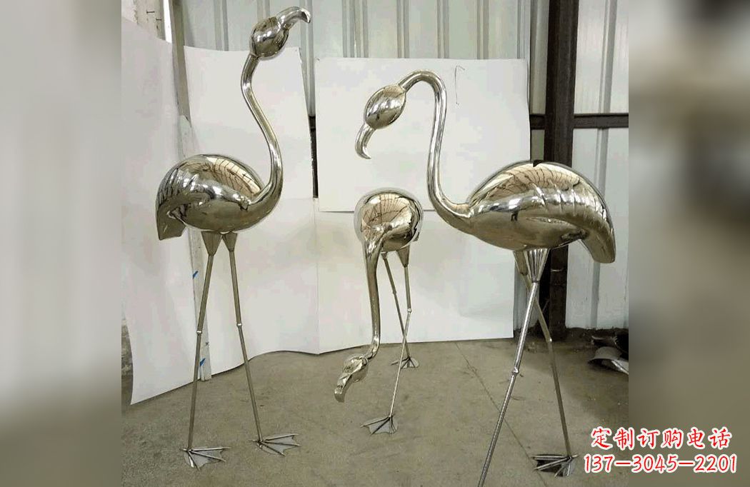 鹤壁不锈钢火烈鸟——雕塑之美