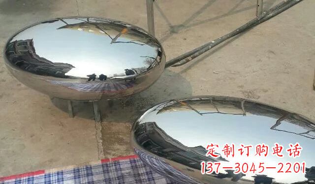 鹤壁不锈钢鸡蛋雕塑精美的艺术作品