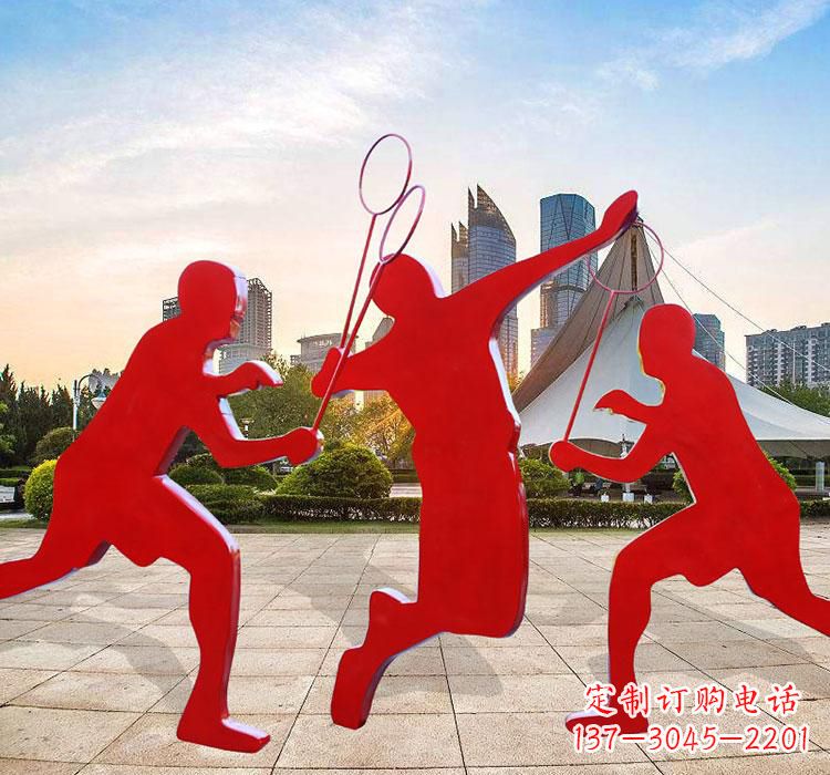 鹤壁不锈钢羽毛球雕塑艺术与运动的完美结合