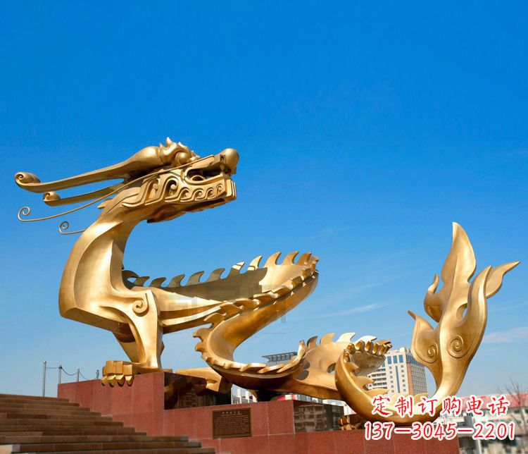 鹤壁不锈钢金龙——雕塑之美