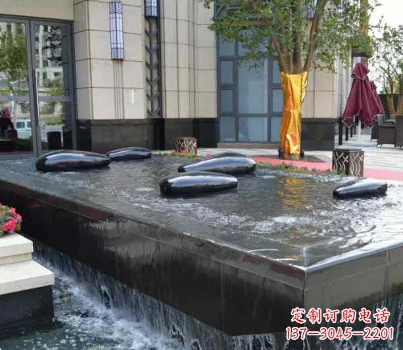 鹤壁不锈钢景观异形水滴雕塑
