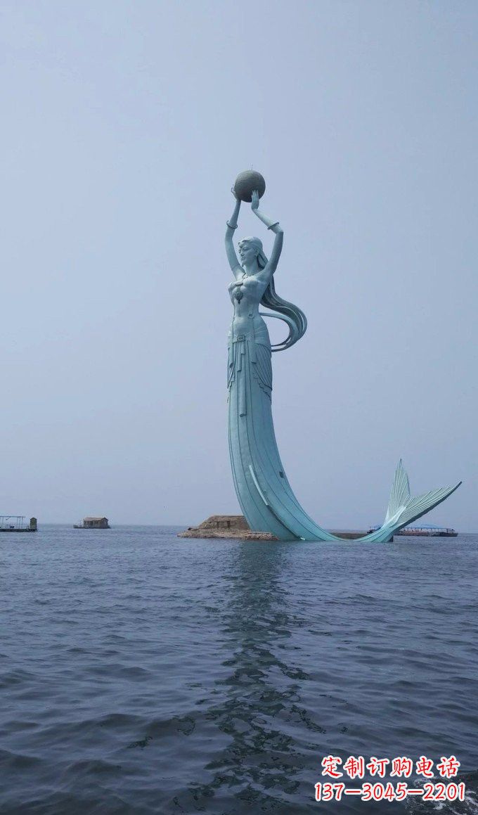 鹤壁美人鱼雕塑——浪漫之旅的起点