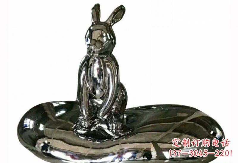 鹤壁不锈钢兔子雕塑