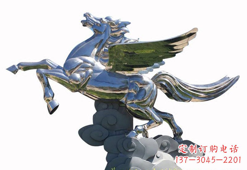 鹤壁不锈钢马雕塑把美丽的艺术带入家庭