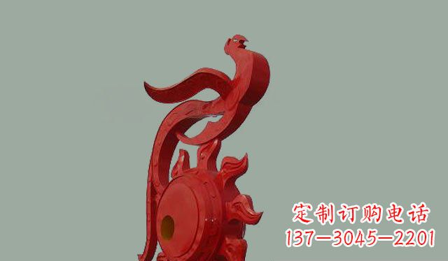 鹤壁不锈钢孔雀雕塑