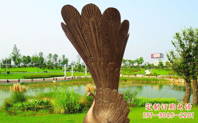 鹤壁不锈钢孔雀展翅高飞