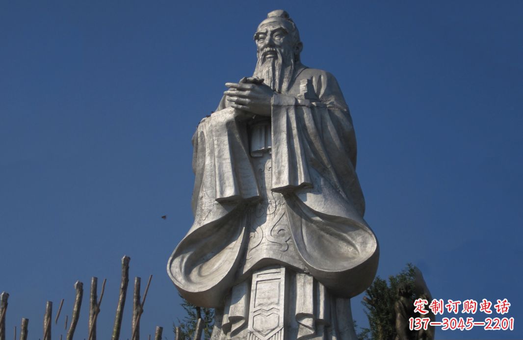 鹤壁不锈钢孔子人物雕塑——传承中华文化的精神象征