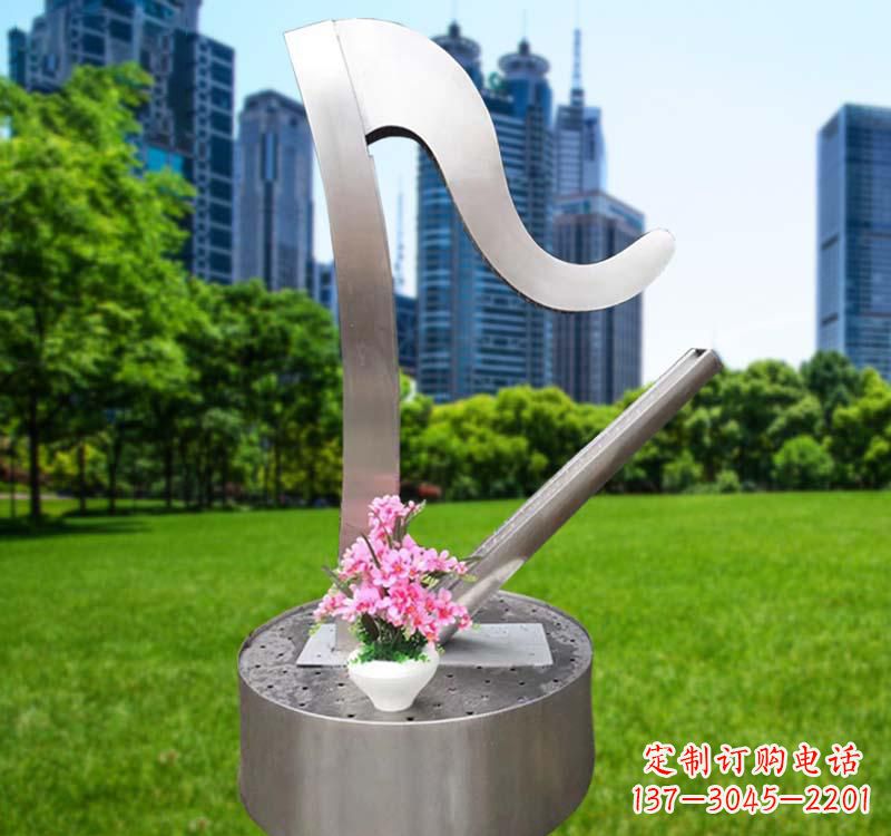 鹤壁不锈钢竖琴雕塑艺术的精髓