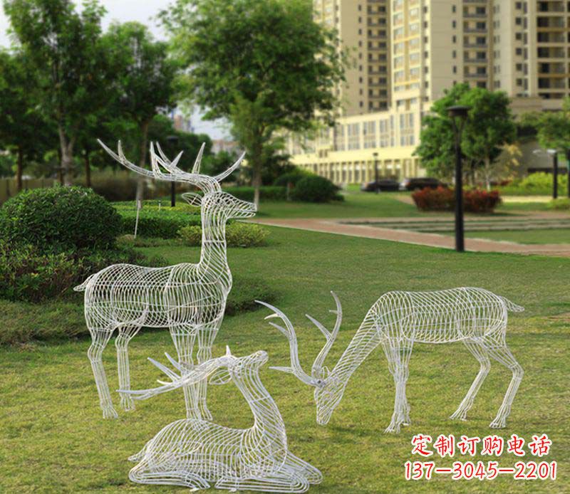 鹤壁精美梅花鹿雕塑,传承祖先文化瑰宝