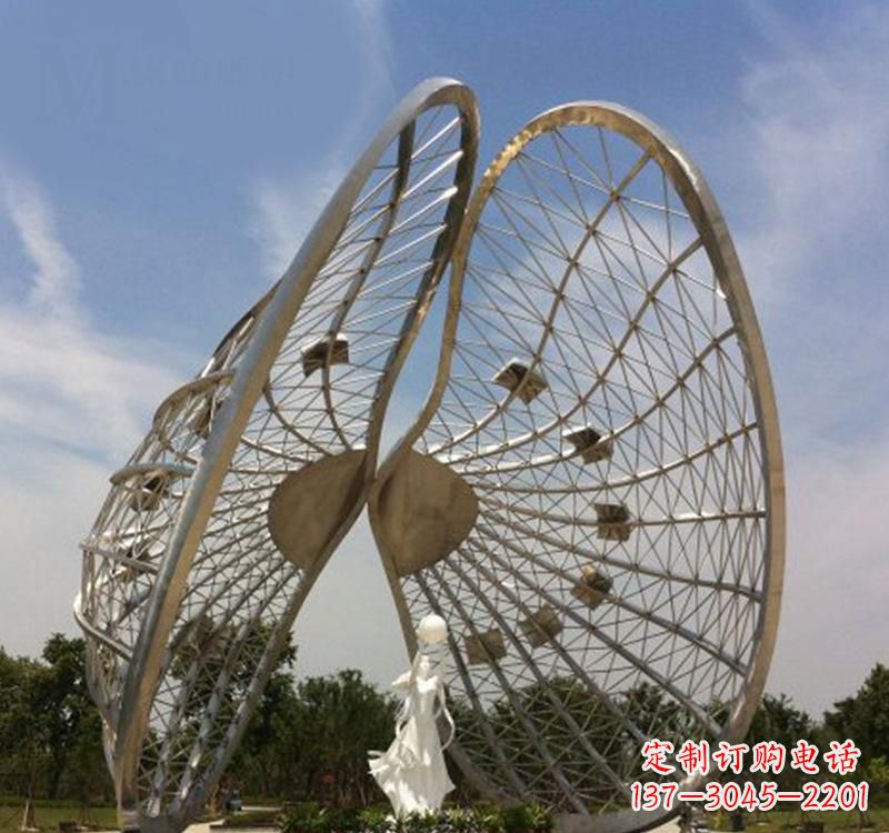 鹤壁不锈钢美陈贝壳雕塑精美的艺术品