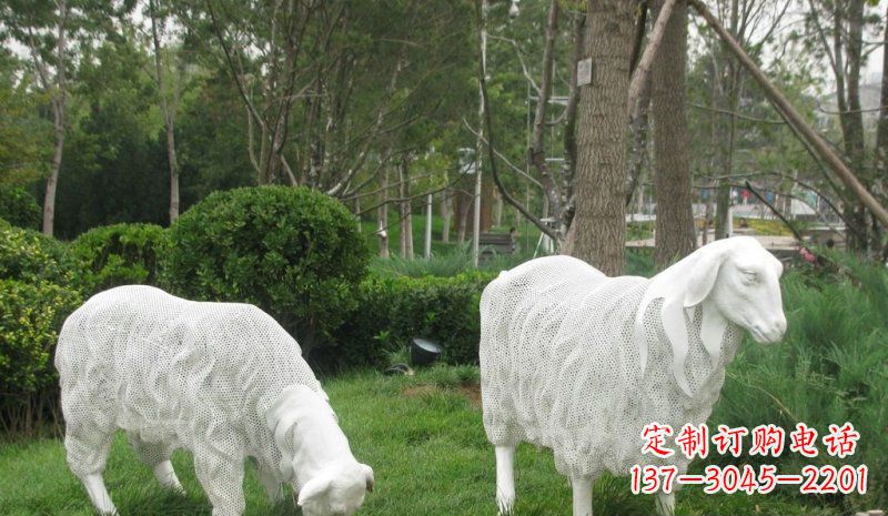 鹤壁不锈钢绵羊雕塑——精致美观的艺术品