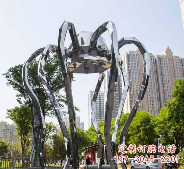 鹤壁精致的不锈钢螃蟹雕塑