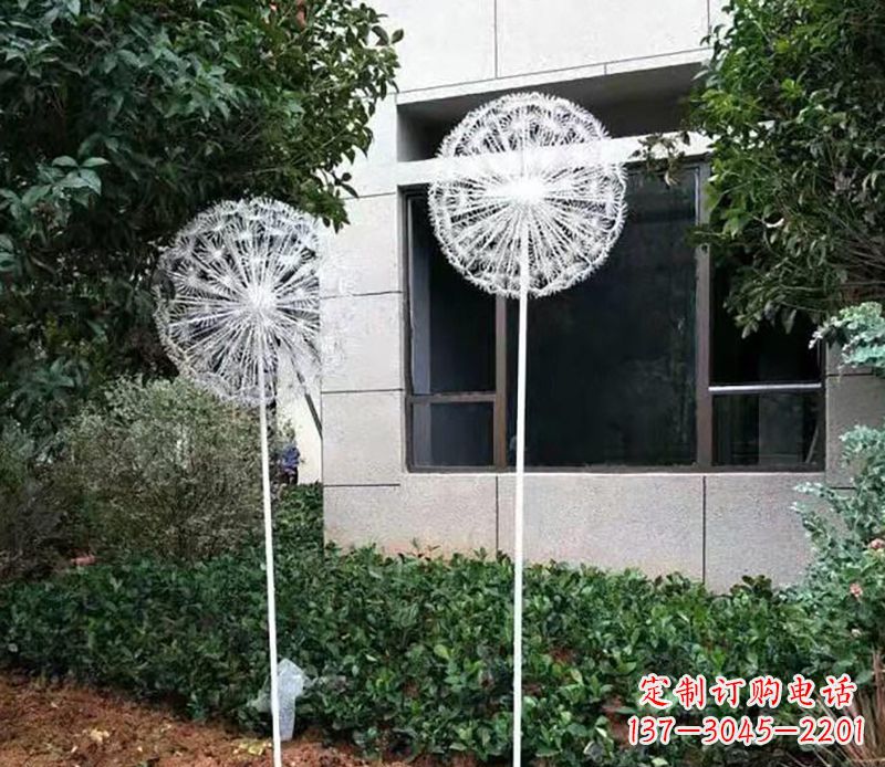 鹤壁不锈钢蒲公英雕塑绚丽多彩