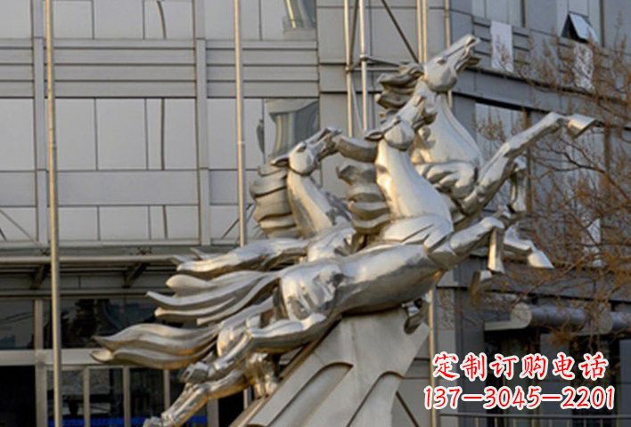 鹤壁不锈钢马雕塑——精致的艺术瑰宝