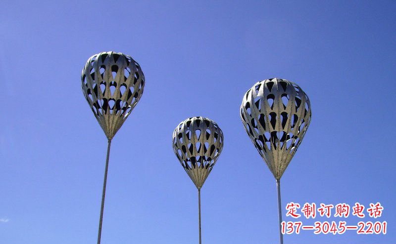 鹤壁不锈钢气球雕塑把美丽带回大自然