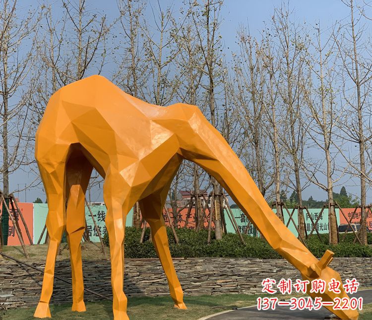鹤壁不锈钢雕刻的精美动物雕塑