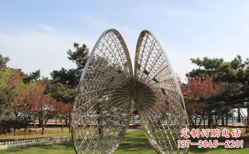 鹤壁不锈钢扇贝公园景观雕塑