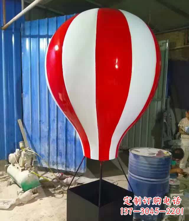 鹤壁新题目美丽的不锈钢气球雕塑