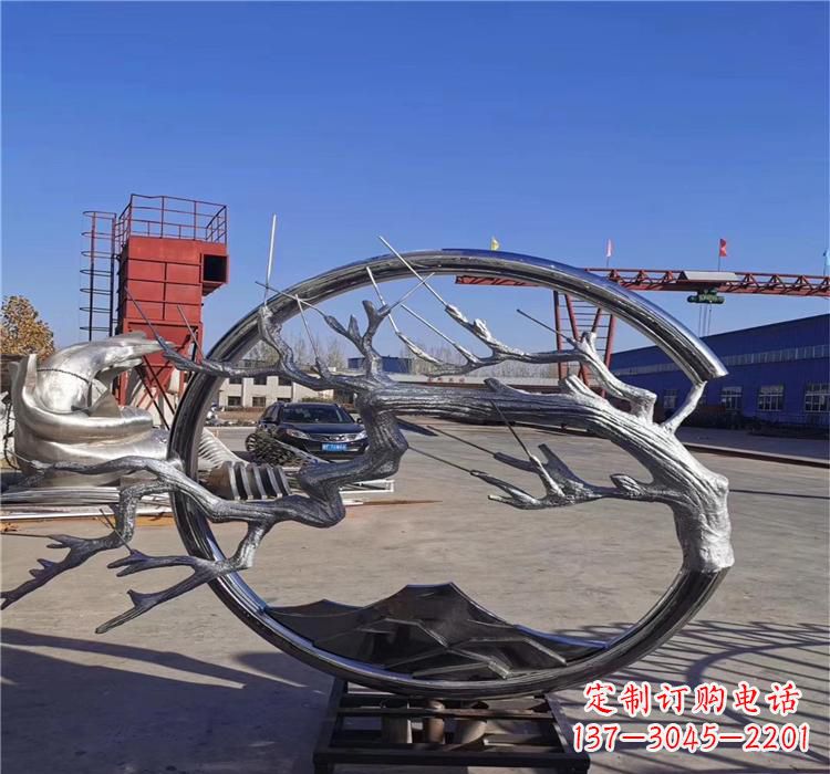 鹤壁不锈钢树枝雕塑艺术与自然的完美结合