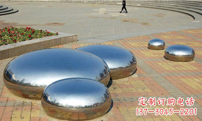 鹤壁不锈钢水滴雕塑艺术与美的完美结合