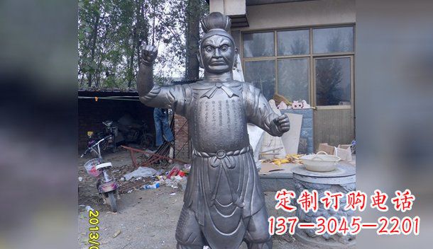 鹤壁不锈钢四大天王雕塑神圣守护者