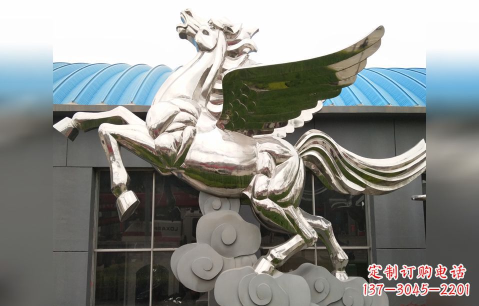 鹤壁不锈钢飞马雕塑艺术的精髓
