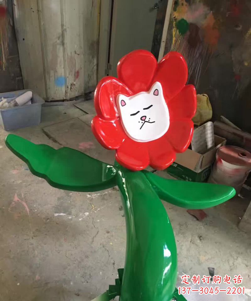 鹤壁不锈钢太阳花雕塑美丽的景观装饰